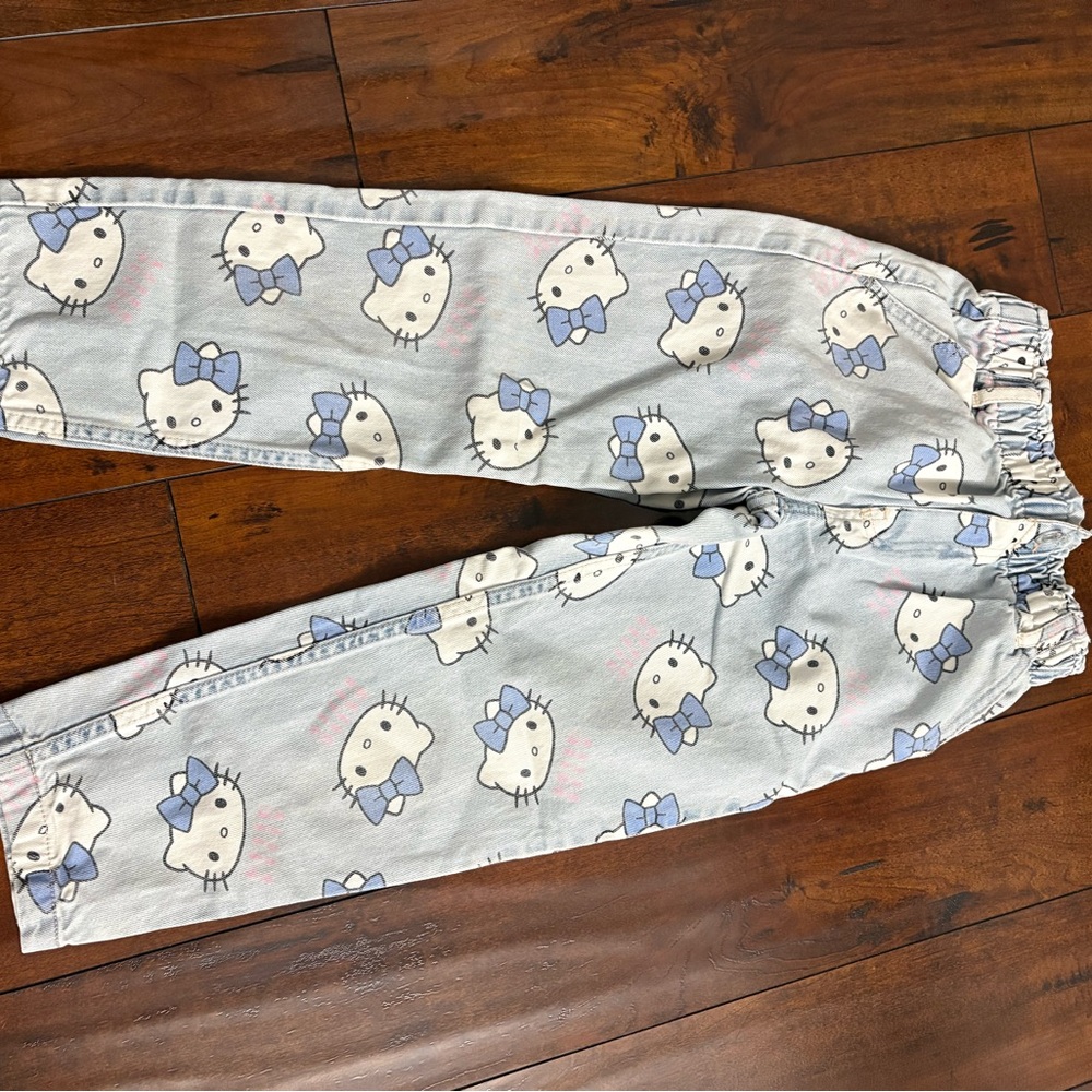 Sanrio Hello Kitty Blue and White Pants